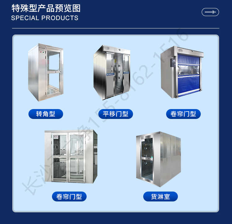 長(zhǎng)沙天之凈潔凈風(fēng)淋室-門型選擇