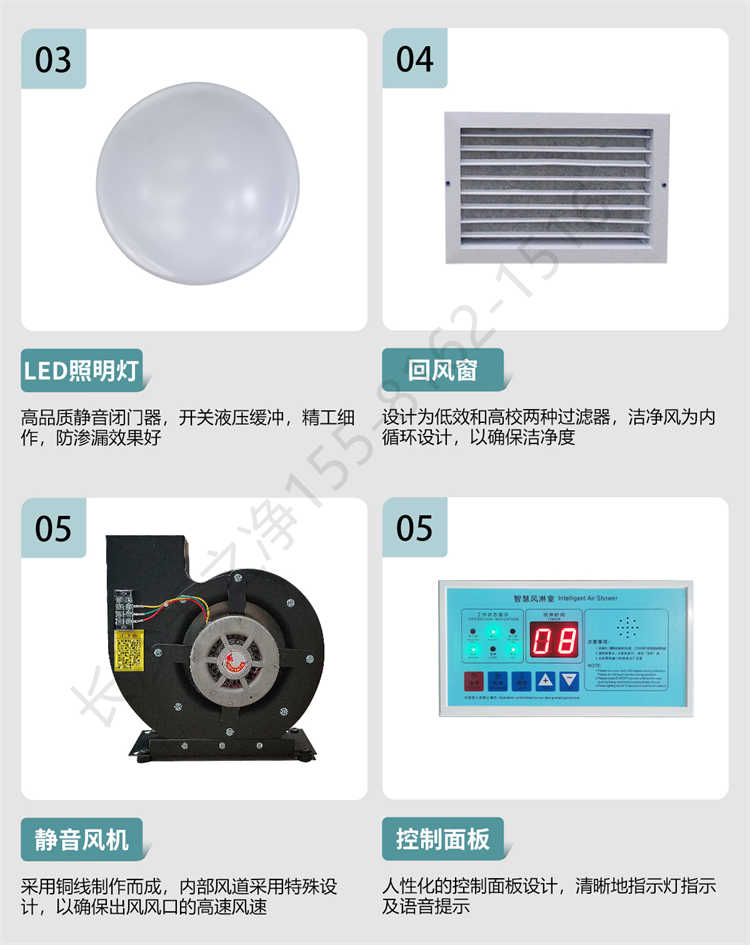長(zhǎng)沙天之凈凈化板風(fēng)淋室-結(jié)構(gòu)細(xì)節(jié)2
