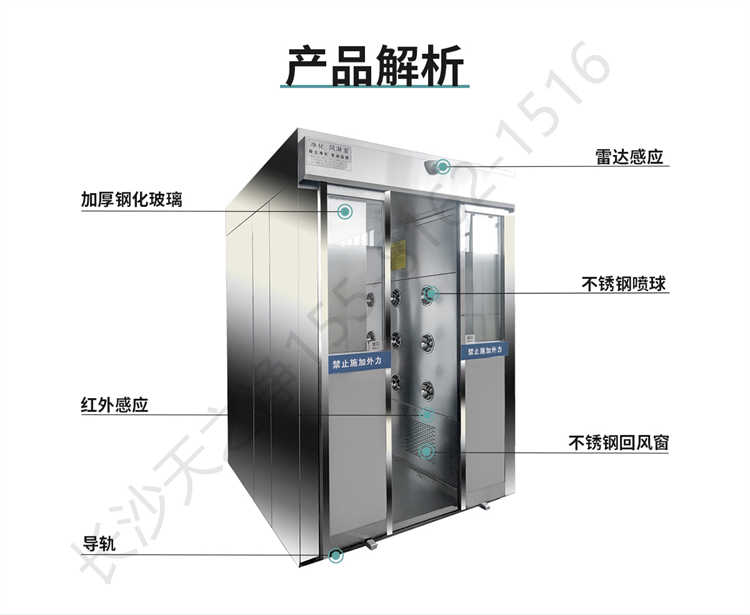 長(zhǎng)沙天之凈平移門風(fēng)淋室-結(jié)構(gòu)解析