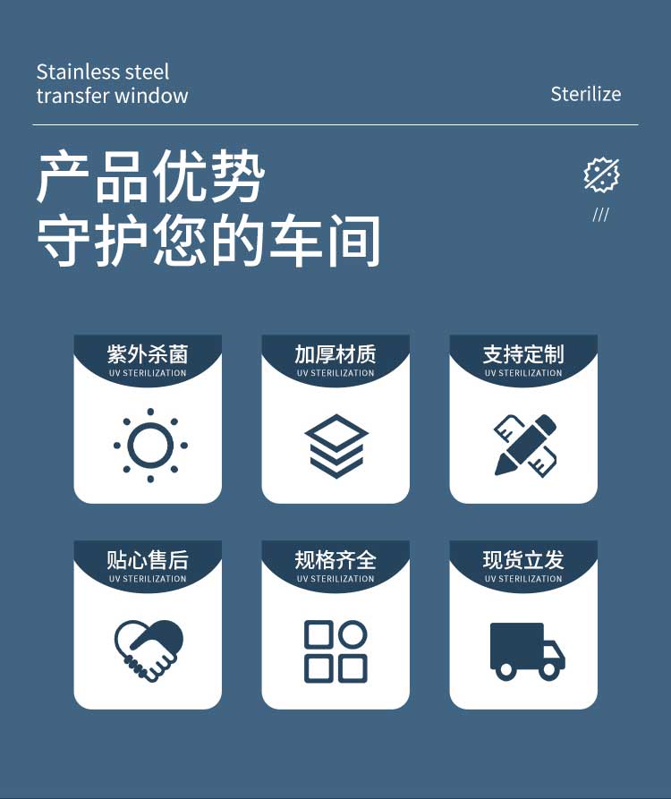 紫外殺菌不銹鋼傳遞窗優(yōu)勢